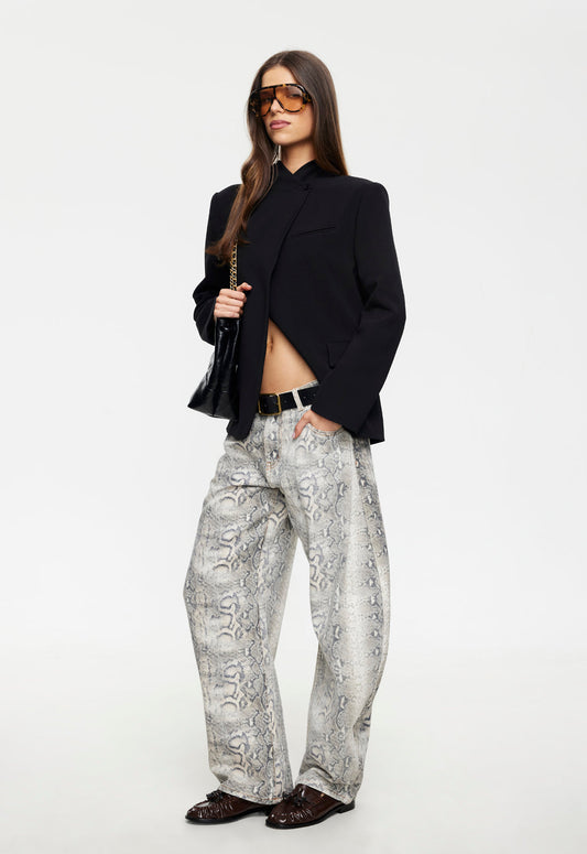 HORSESHOE JEAN - PYTHON