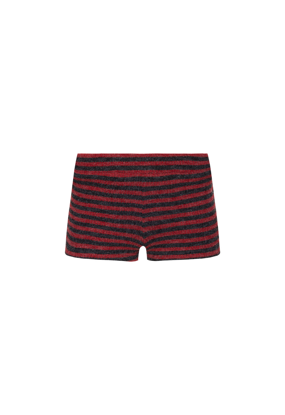 HOUSEWIFE KNIT SHORT - CRIMSON STRIPE