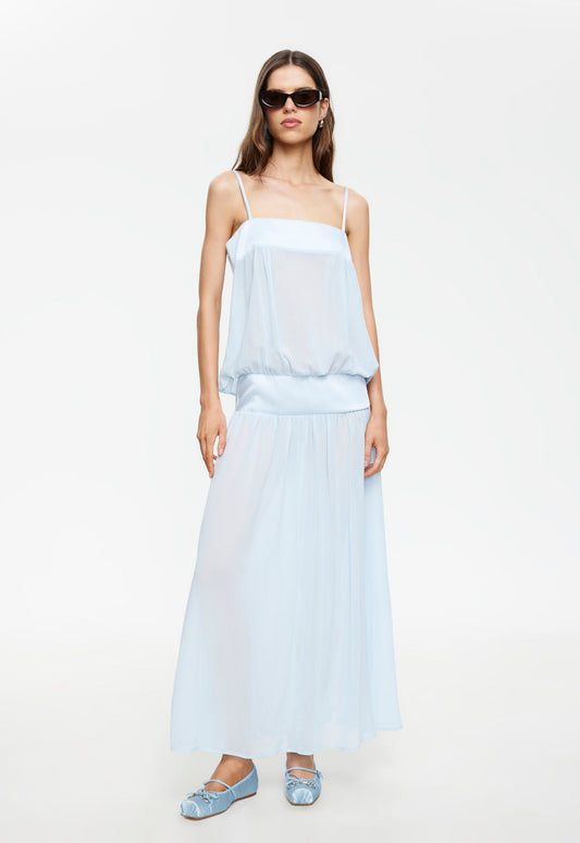 GRACIA MAXI DRESS - PALE BLUE