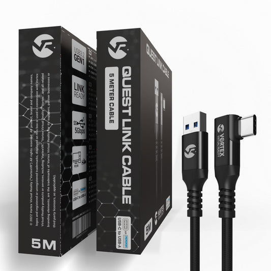 VortexVR 5m kabel USB-A do USB-C do Meta Link | do Meta Quest 3 / 3S / 2