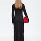 HAVEN MAXI DRESS - NOIR POLKA