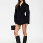 HEART SHAPED COAT - ONYX