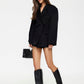 HEART SHAPED COAT - ONYX