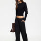 HEAD IN THE CLOUDS CARDIGAN - ONYX