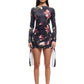 GLORY MINI DRESS - ONYX FLORAL