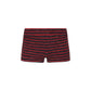 HOUSEWIFE KNIT SHORT - CRIMSON STRIPE