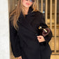 HEART SHAPED COAT - ONYX