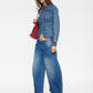 HORSESHOE CROPPED JEAN - DARK INDIGO