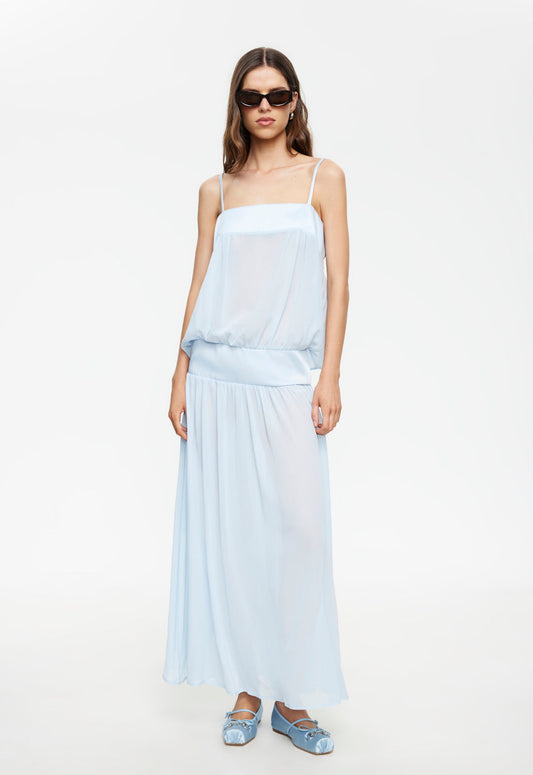 GRACIA MAXI DRESS - PALE BLUE
