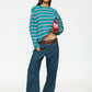 HORIZON LONG SLEEVE - FOREST STRIPE