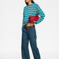 HORIZON LONG SLEEVE - FOREST STRIPE