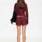 HOUSEWIFE KNIT SHORT - CRIMSON STRIPE