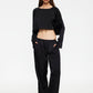 GLOSS LONG SLEEVE - NOIR