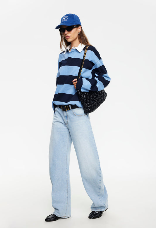 HORSESHOE JEAN - LIGHT DENIM BLUE