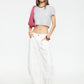 HORSESHOE PANT - PORCELAIN