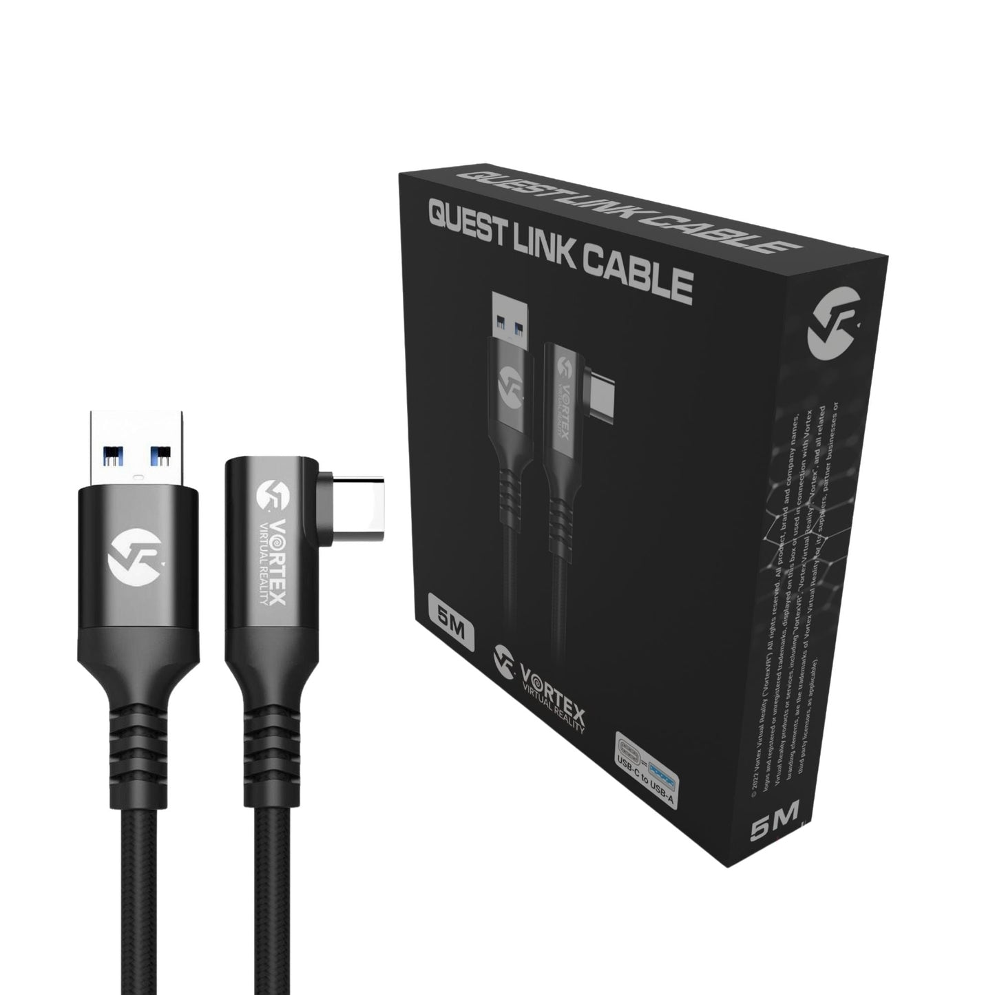 VortexVR 5m kabel USB-A do USB-C do Meta Link | do Meta Quest 3 / 3S / 2