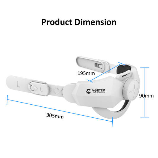 VortexVR Elite Strap pasek odciążający | do Meta Quest 2